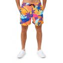 Smart sommersæt fra OppoSuits med skjorte og shorts med palme motiv. 