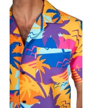 Smart sommersæt fra OppoSuits med skjorte og shorts med palme motiv. 