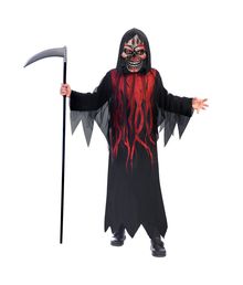 Uhyggeligt Dark Shadow Reaper kostume til drenge.