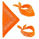 Flot orange bandana til din udklædning.