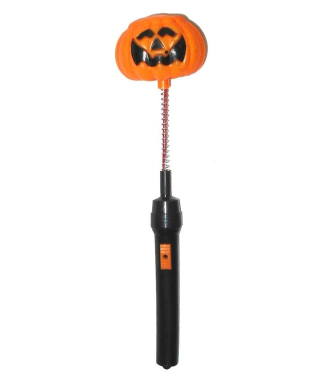 Smart græskar lampe med håndtag til trick or treat.