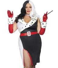 Flot Cruella de Vil kostume fra Leg Avenue.