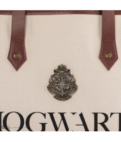 Smart canvas indkøbstaske med Hogwarts motiv.