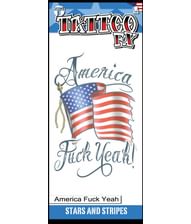 America Fuck Yeah tatovering.