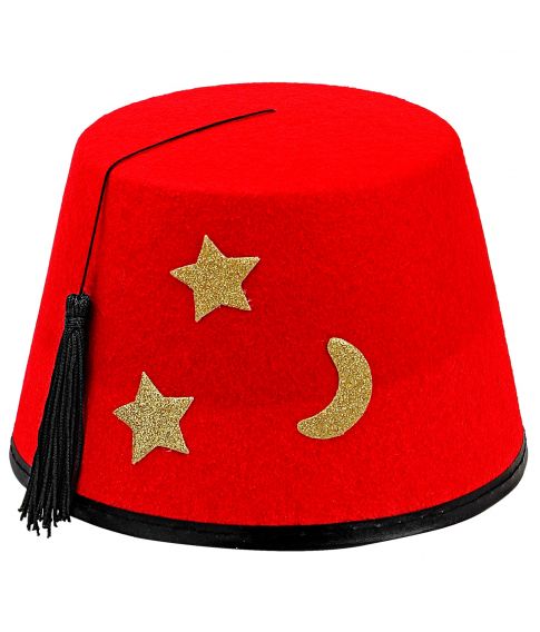 Fez hat, rød