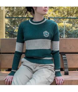 Slytherin Quidditch sweater.