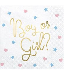 Boy or girl servietter 20 stk