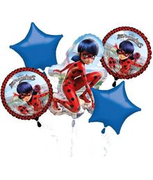 Flot Miraculous Ladybug folie ballonbuket.