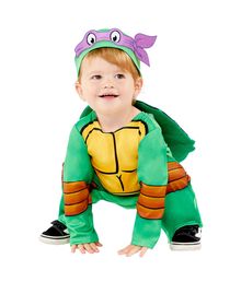 Flot Ninja Turtles kostume til babyer og små børn.