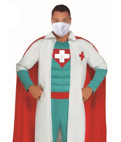 Sejt Doktor superhelt kostume til voksen.