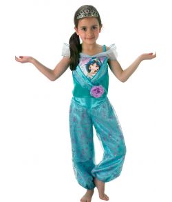 Flot Disney Jasmin kostume til piger.