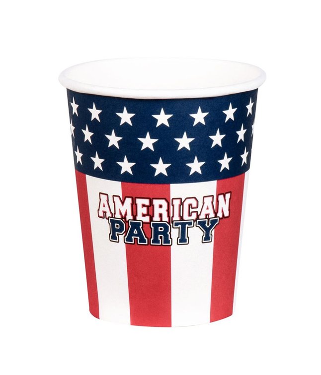 Flotte papkrus med American Party.