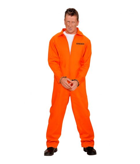 County Jail Inmate - Fangedragt kostume til voksne