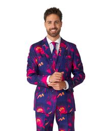 Suitmeister retro neon navy XXL