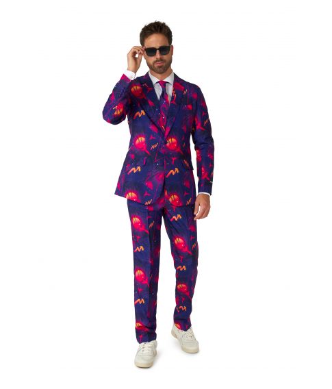 Suitmeister retro neon navy XXL