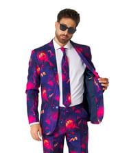 Suitmeister retro neon navy XXL