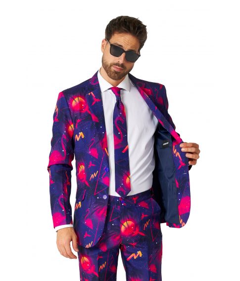 Suitmeister retro neon navy XXL