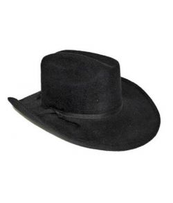 Sort cowboyhat.