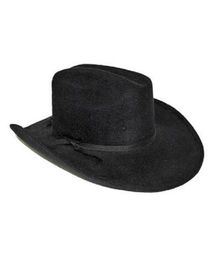 Sort cowboyhat.