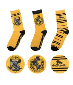 Hufflepuff strømper 3 par.