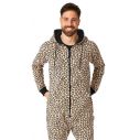 Flot Onesie med leopard mønster.