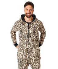 Flot Onesie med leopard mønster.