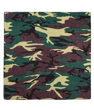 Camouflage bandana.