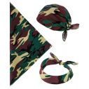 Camouflage bandana.