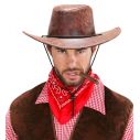 Rød bandana til cowboy kostume.