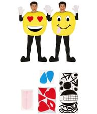 Sjovt Emoji kostume til voksne.