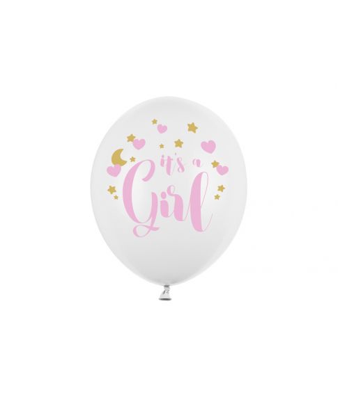 Ballon ITS A GIRL 6 stk