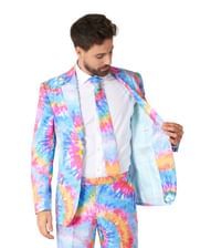 Flot OppoSuit Tie Dye jakkesæt i pastel farver. 