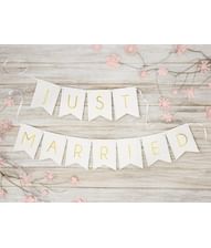 Flot Just Married banner 1,55 m.