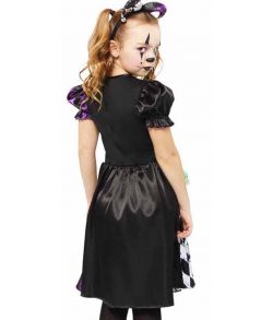 Flot harlekin halloween kostume.