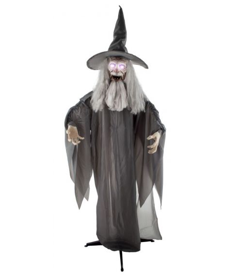 Uhyggelig troldmand halloween figur.