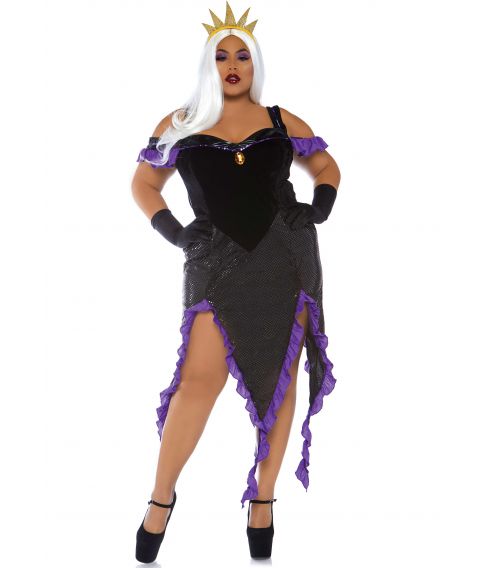 Sultry Sea Witch kostume i str. XL - 4 XL.