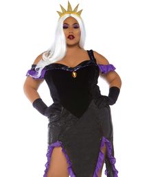 Sultry Sea Witch kostume i str. XL - 4 XL.