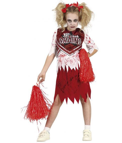 Zombie cheerleader kostume.