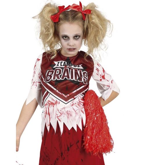 Zombie cheerleader kostume.