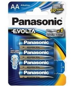 Panasonic EVOiA batteri AA 4 stk.