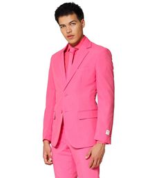 Ensfarvede pink jakkesæt fra OppoSuits.