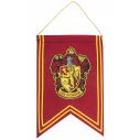 Gryffindor vægbanner med broderet våbenskjold.