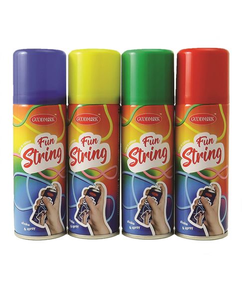 Serpentinspray i 4 farver.