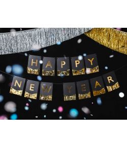 Flot Happy new year banner