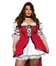 Storybook Red Ridning Hood kostume Plus