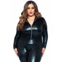 Wetlook Catsuit kostume Plus