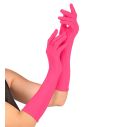 Neonpink lange handsker.