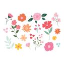 19 stk flotte blomster tatoveringer 