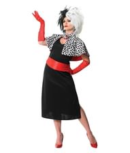 Cruella de Vil kostume til kvinder.