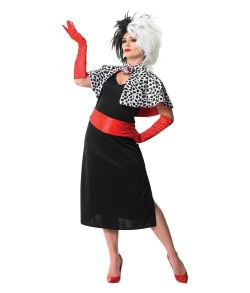 Cruella de Vil kostume til kvinder.